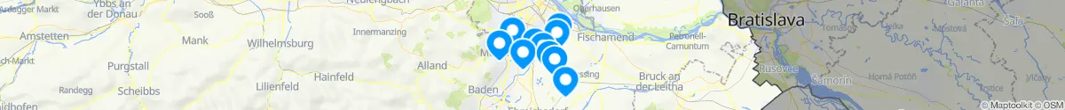 Map view for Pharmacies emergency services nearby Lanzendorf (Bruck an der Leitha, Niederösterreich)